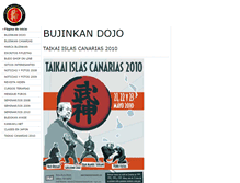 Tablet Screenshot of bujinkanpedrofleitas.com